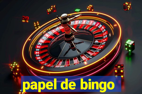 papel de bingo